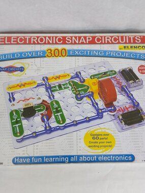 Snap Circuits Classic SC-300 Electronic Experiment Kit 300 Electric Projects Box